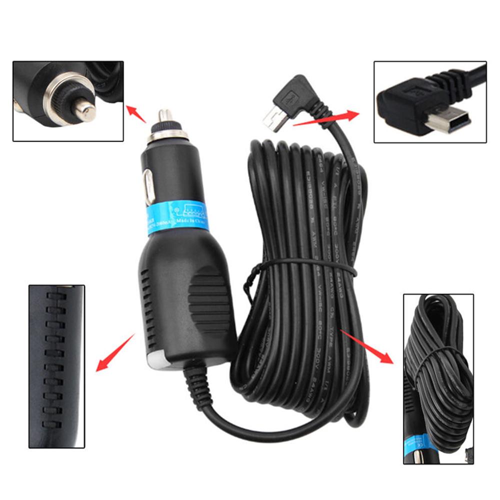 Mini Usb Car Power Charger Adapter Kabel Snoer Voor Auto Gps Navigator Opladen