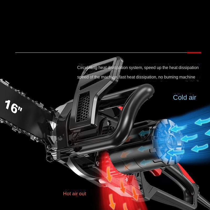 16- inch 2400w krachtige kettingzaag houtzaag huishoudelijke elektrische kettingzaag handkettingzaag zaagkettingzaag elektrische zaag