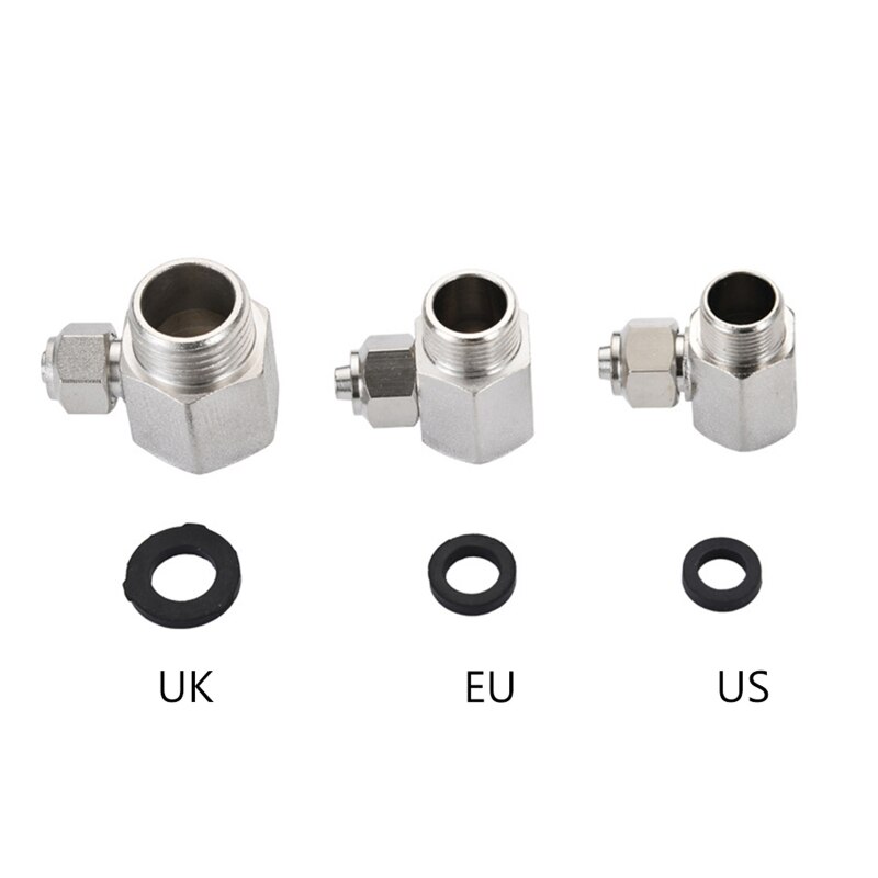 Toilet Bidet Seat Sprayer Connector UK EU Standard 1/2 3/8 Water Hose Adapter Non Electric Bathroom Accessories
