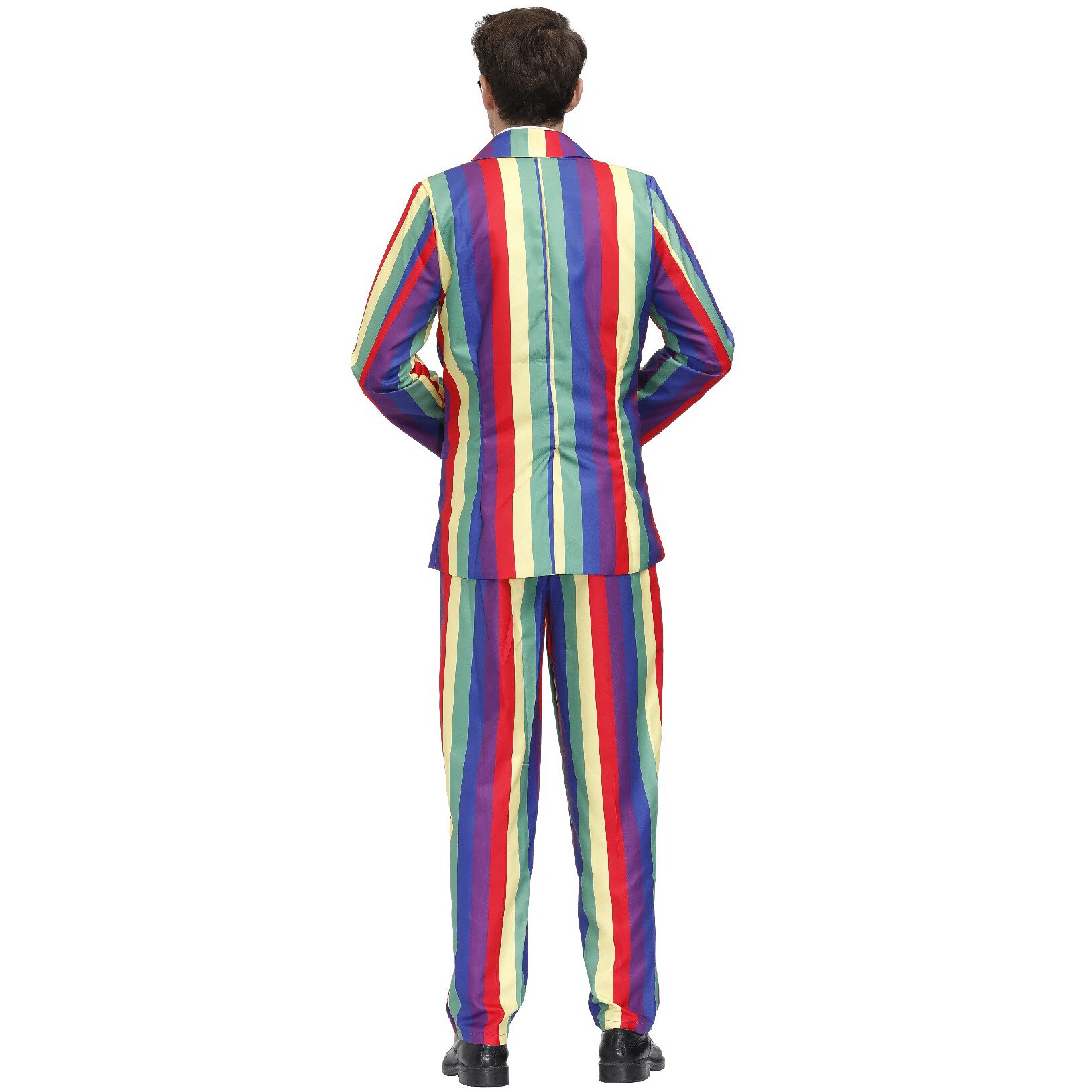 Xibeimeng Men's Cool Party Suit-Rainbow Halloween Costume