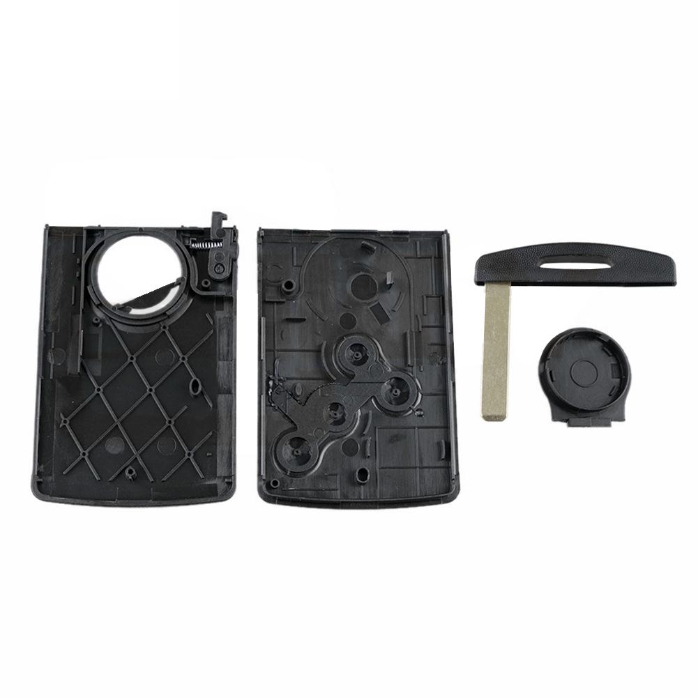 Funda inteligente para llave de coche de 4 botones, carcasa de Embryo plano con Control remoto para llave Megane de Renault, accesorios para coche