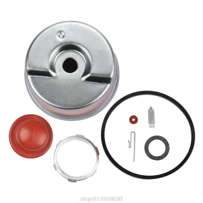 Carburetor Float Bowl + Needle Seat Kit + Primer Bulb for Tecumseh 631867 631021B 631021A 631021 36045A D15 20