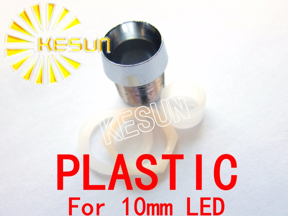 400 stks x 10mm Plastic LED Houder Socket voor 10mm LED Diodes
