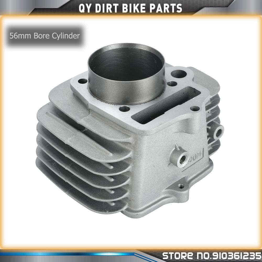 Cilindro de cilindro de 56mm para motor de arranque de moto de cross, piezas de moto de cross, para YinXiang YX 140 140cc 1P56FMJ, KAYO BSE Apollo SSR