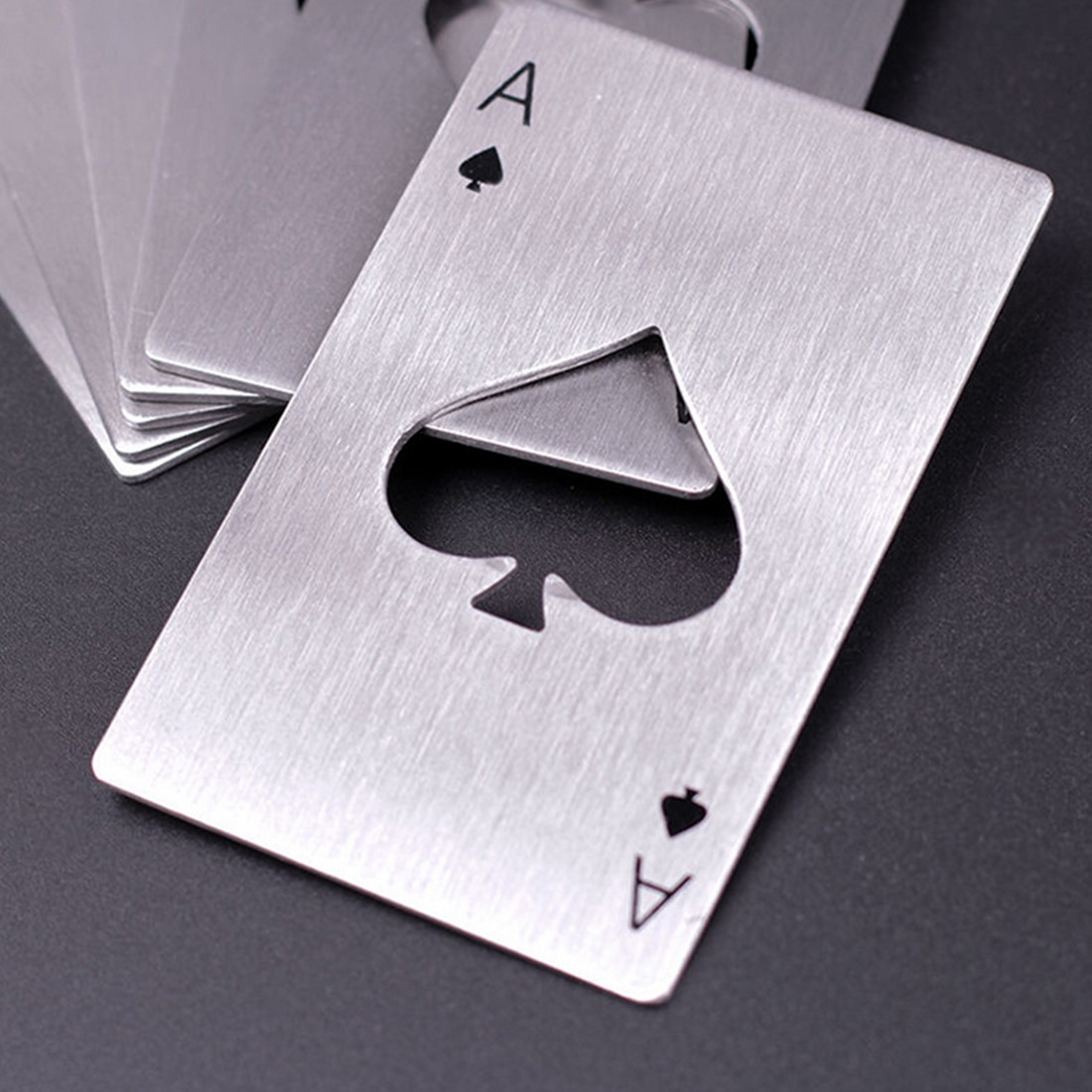 1 Pc Poker Speelkaart Ace Of Spades Bar Tool Soda Bierfles Cap Opener