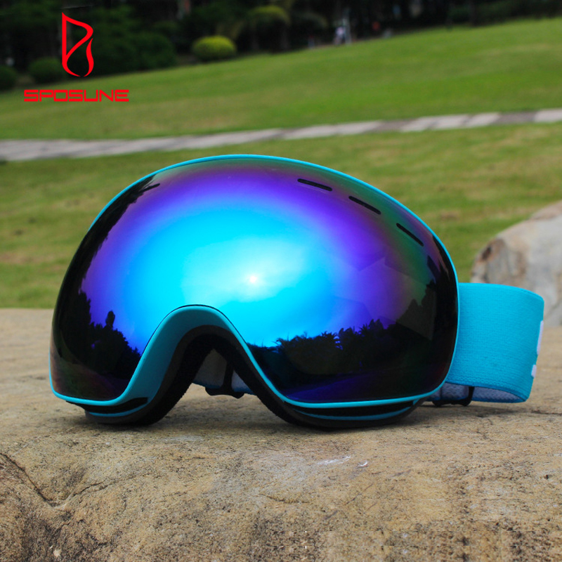 Skidglasögon  uv400 skydd snowboard glasögon imfri stor skidmask glasögon snö snöskoter man kvinnor skidåkning utomhus sport