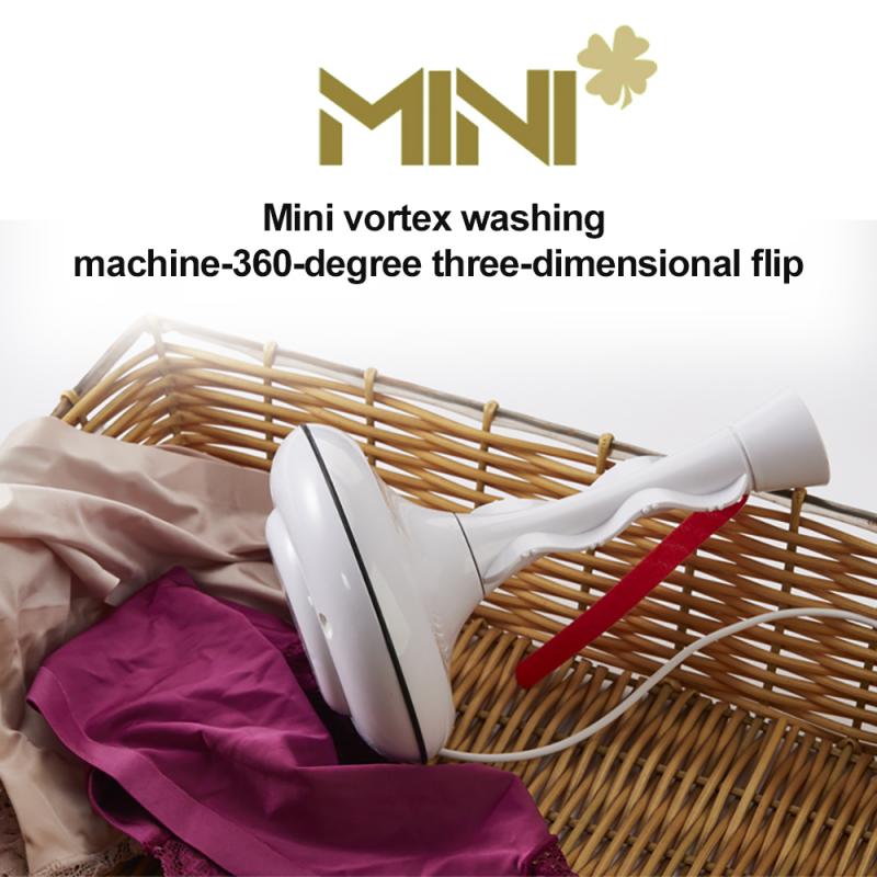 Mini Automatic Washing Machine Ultrasonic Whirlpool Underwear Socks Super Shock Rotating Wave Washing Machine Business Travel