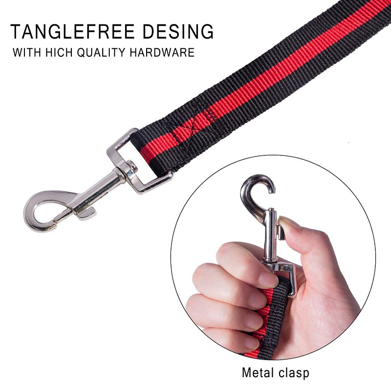 Benepaw højelastisk bungee hundesnor stærkt reb letvægts quick release nylon hvalpe hundesnor til små mellemstore hunde