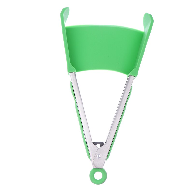 2 In 1 Smart Keuken Spatel En Tang Non-stick Hittebestendige Rvs Frame Silicone Tang Keuken Gereedschap gadget