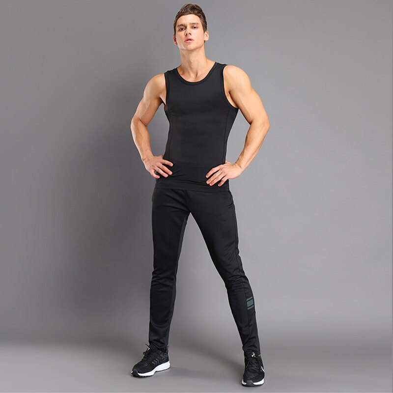 Mannen Skinny Lange Broek Winter Solid Slim Joggingbroek Jogging Trainning Broek Sportscholen Sportkleding Plus Size Mannelijke Joggers