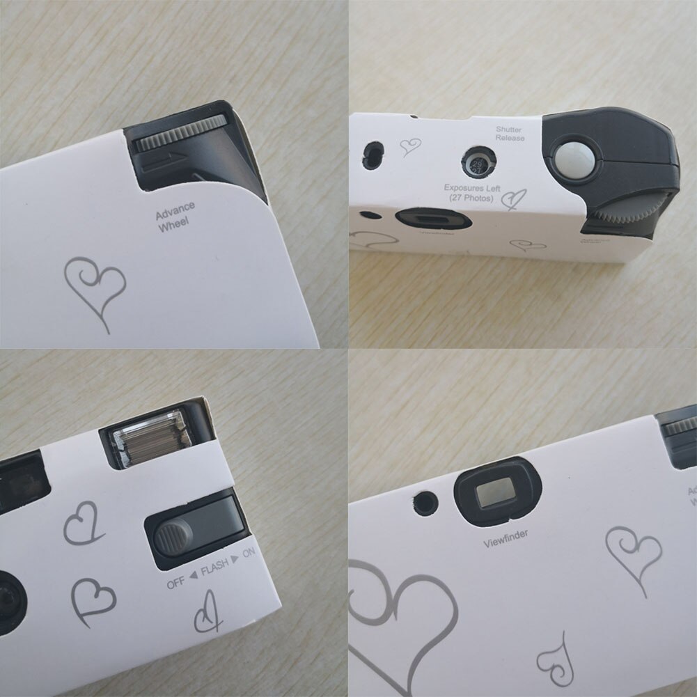 Disposable Wedding Bridal Camera Wedding Decoration Camera Single Use 36 Flims Included 66CY