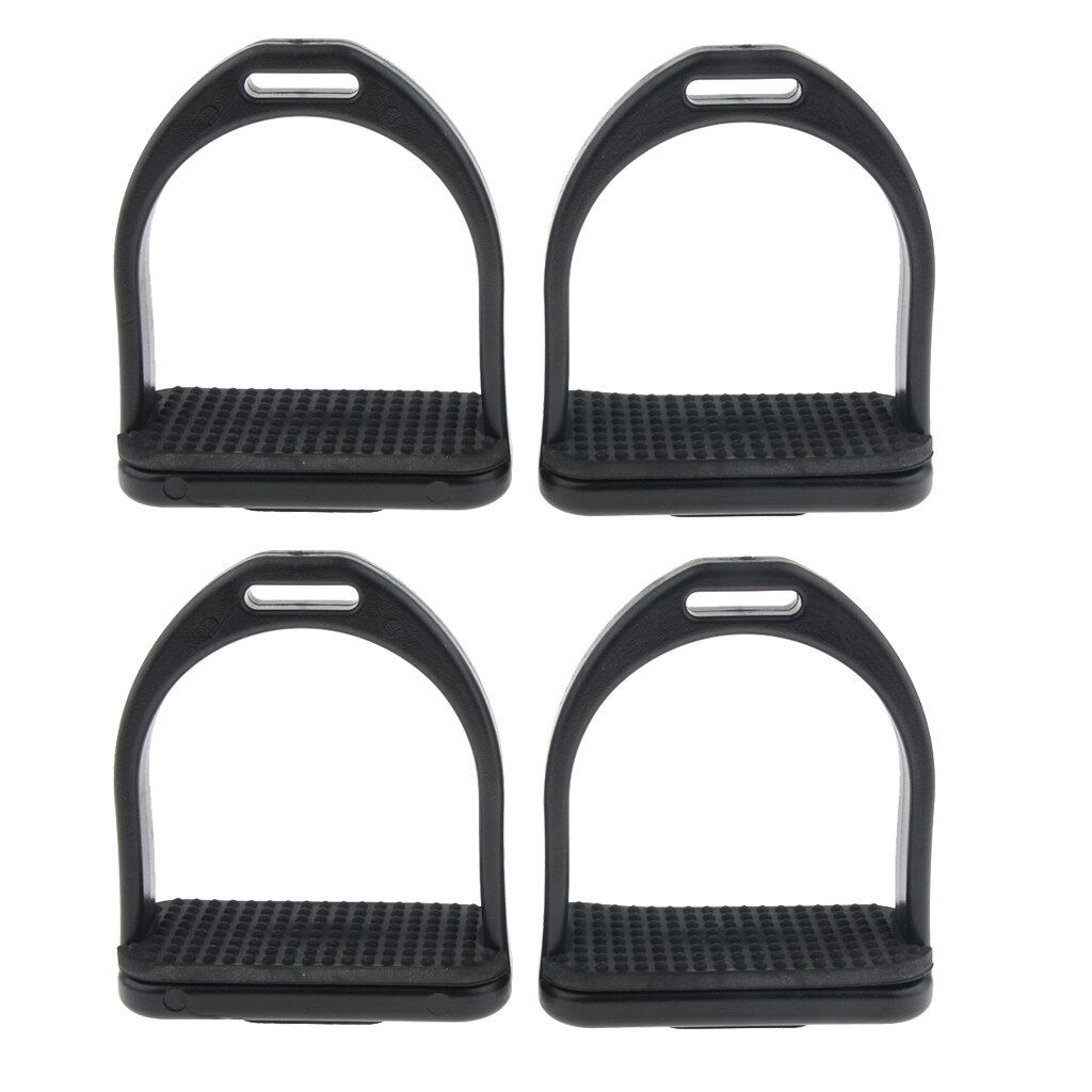 2 Pair Men Women Kid Western Stirrups Horse Riding Equestrian Sport Rubber Treads