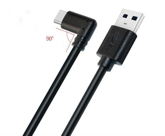 Cable para auriculares de realidad Virtual Oculus Quest 2 y Quest Link, transferencia de datos de alta velocidad, Cable USB C 3,2 Gen1 a PC para juegos: A-C 3M