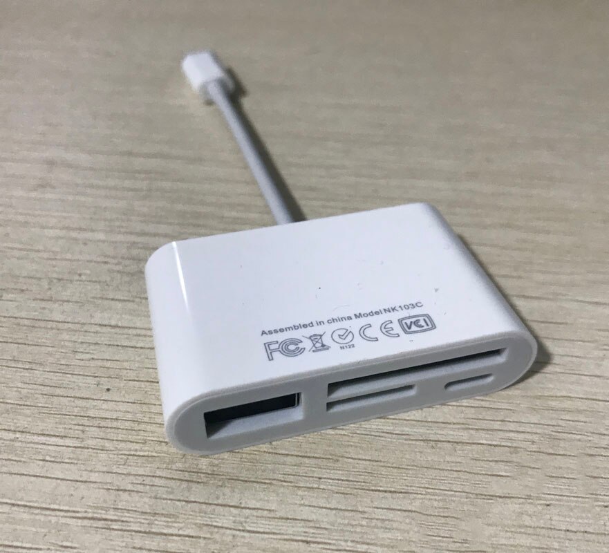 Ios 13 telefon sd tf hukommelseskortlæser usb mus u flash disk drev otg adapter til iphone 11 pro max x xs max  xr 6 7 8 plus ipad