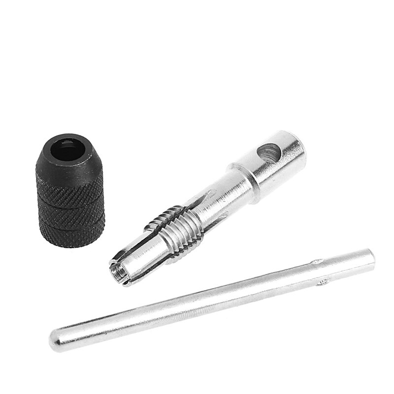 Hand Tap Set Screw Thread Taps + T- Wrench Reamer + M3-M6 Twist Drill Bits