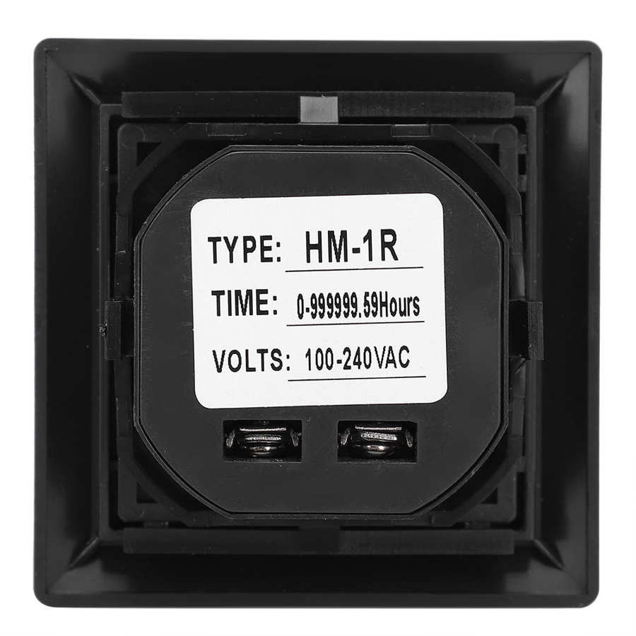 Digital Timer Digital Display Hour Meter High Accuracy Timer 50/60HZ Universal HM-1R AC 100-240V 0.3W