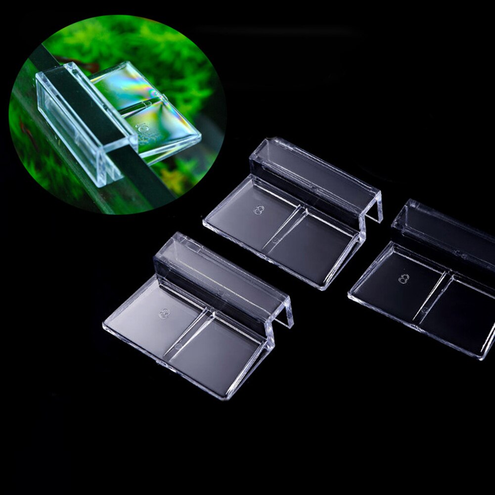Soporte de 4 piezas para pecera, abrazadera para acuario, tapa de acrílico, cubierta de vidrio, accesorios de soporte para placa, 6/8/10/12mm