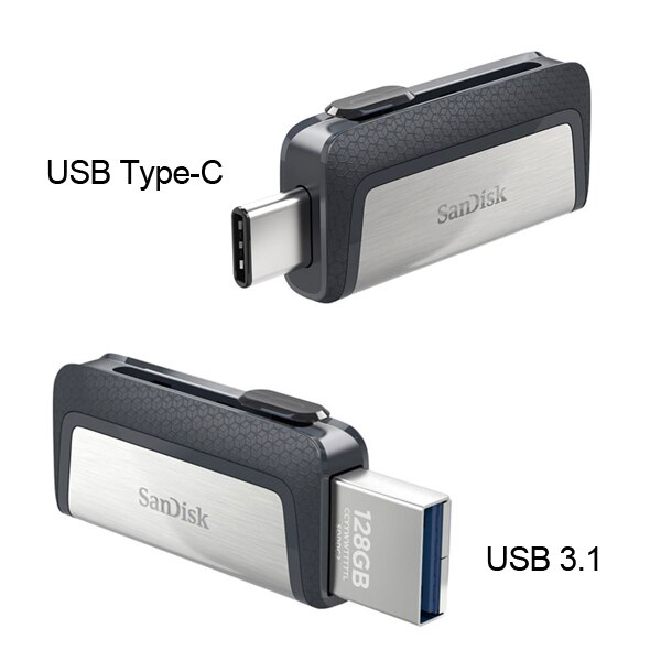 SANDISK Ultra Dual Micro-USB Drive 32G 64G 128G 256GB OTG Type-C and Micro USB 3.0/USB3.1 multifunctional usb stick u disk: 64GB / SDDDC2