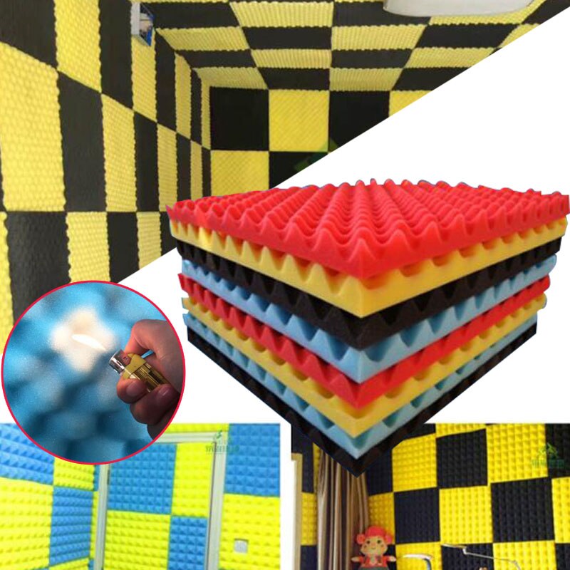 Absorbing Foam Sponge Studio Acoustic Panels Soundproofing Foam Sound KTV Sponges Wall Foams Noise Home Office