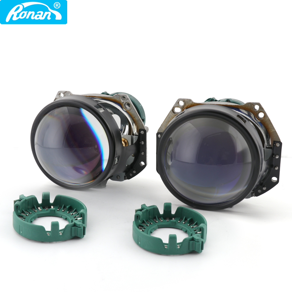 RONAN Upgrade 3.0 Bi xenon hella 5R G5 projector blue film lenses headlight retrofit DIY D1S D2H D3S D4S D2S car headlamp