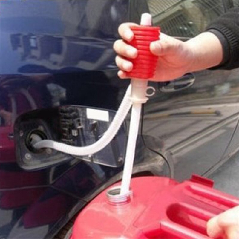 Portable voiture manuel main Siphon pompe tuyau gaz huile pompe de transfert en plastique