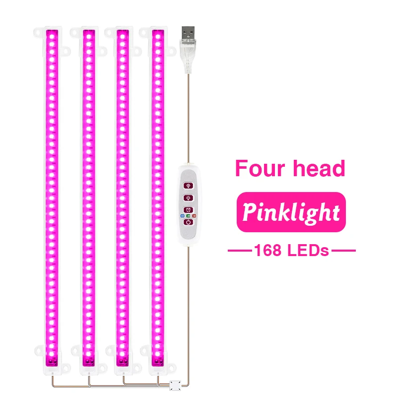 LED Full Spectrum Phyto Lamp USB 5V Grow Light Bar 30cm 1T 2T 3T 4T Plants Flowers Led Greenhouse Cultivo Hydroponic: RGB