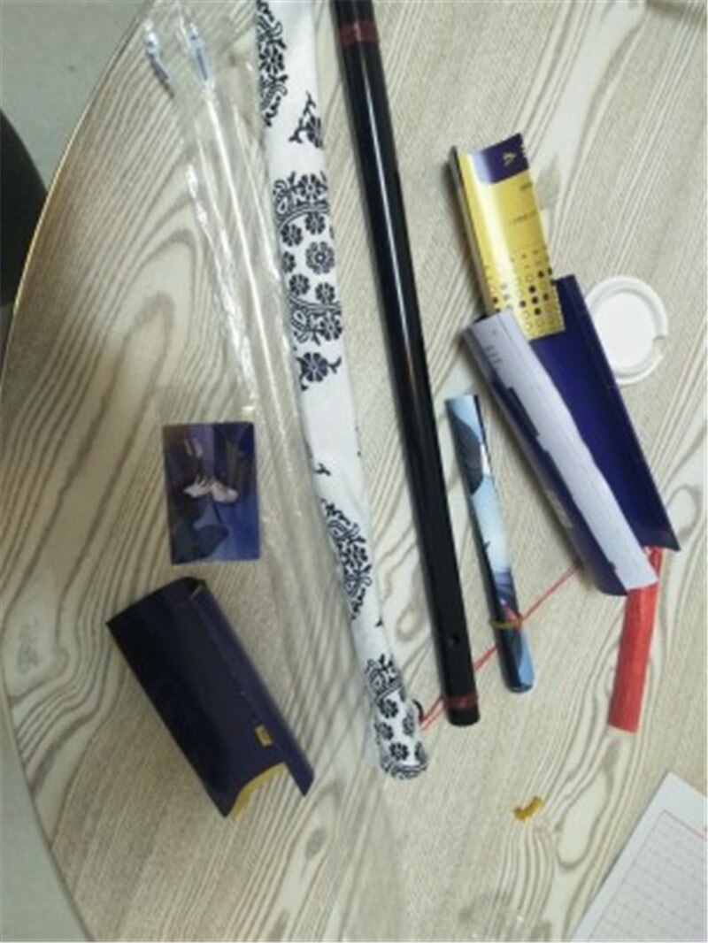Non-dimo hole bamboo flute for children adult transverse dizi chenqing flute musical instruments wooden flute dizi 1pc