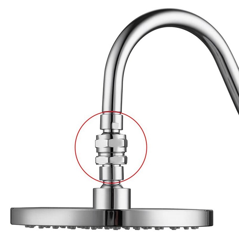 Shower Head Rotating Ball Adapter Adjustable Shower Arm Connector Br Spherical Shower