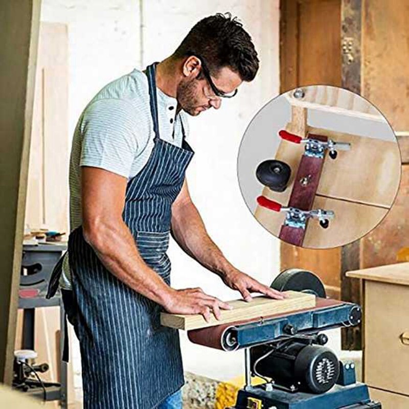 8 Pack 201B Toggle Clamp, Hand Tool Toggle Clamp, Horizontal Heavy Duty Quick-Release Clamp for Jointer Jig