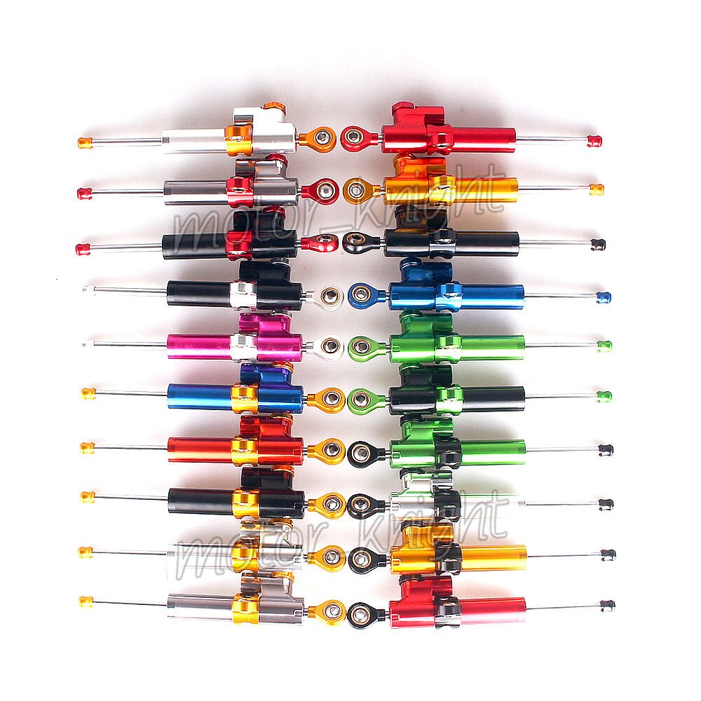 For Kawasaki ZX6R ZX-6R - CNC Aluminum Adjustable Motorcycle Steering Stabilizer Damper Mounting Bracket Support Kit