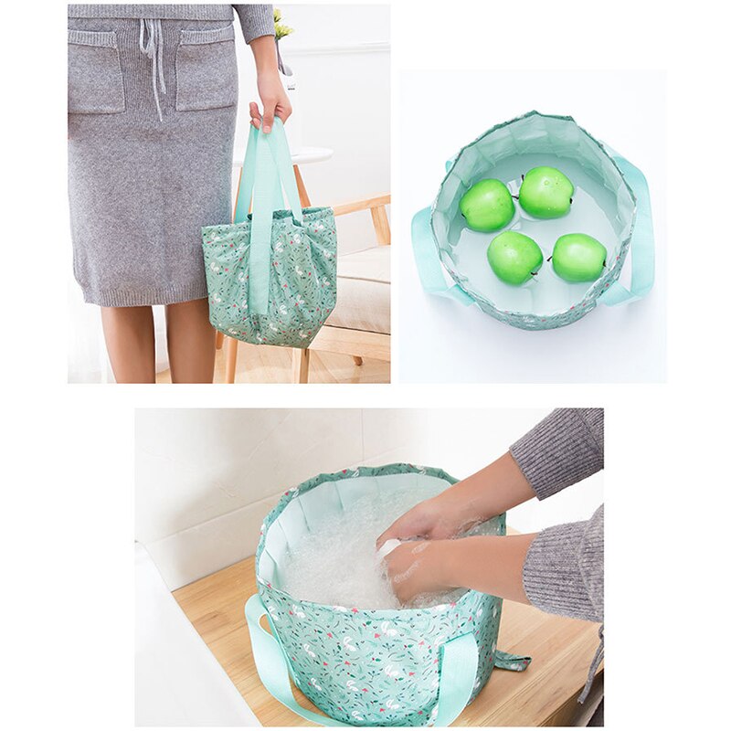 Składana umywalka podróżna umywalka kempingowa wiadro wędkarstwo składana umywalka kąpiel stóp zlew koszyk na pranie Spa kąpiel stóp wiadro do kąpieli