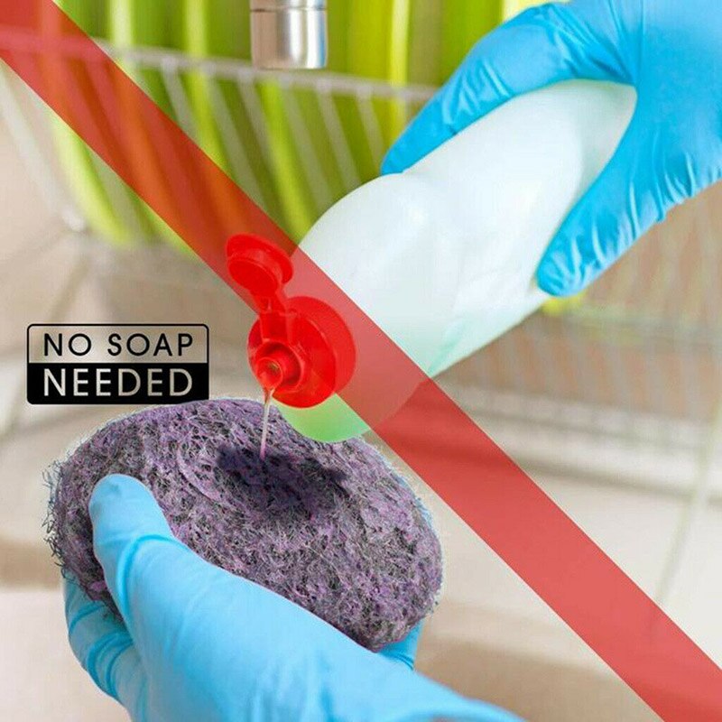 10 stk magisk rengøring nano ståluld svamp til køkkenmøbler  dc156