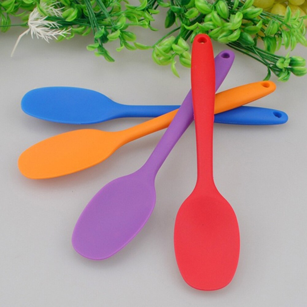 Cuchara de silicona de para pastel, espátula para hornear, cuchara de unidad grande, utensilio para mantequilla, espátula de silicona para cocinar