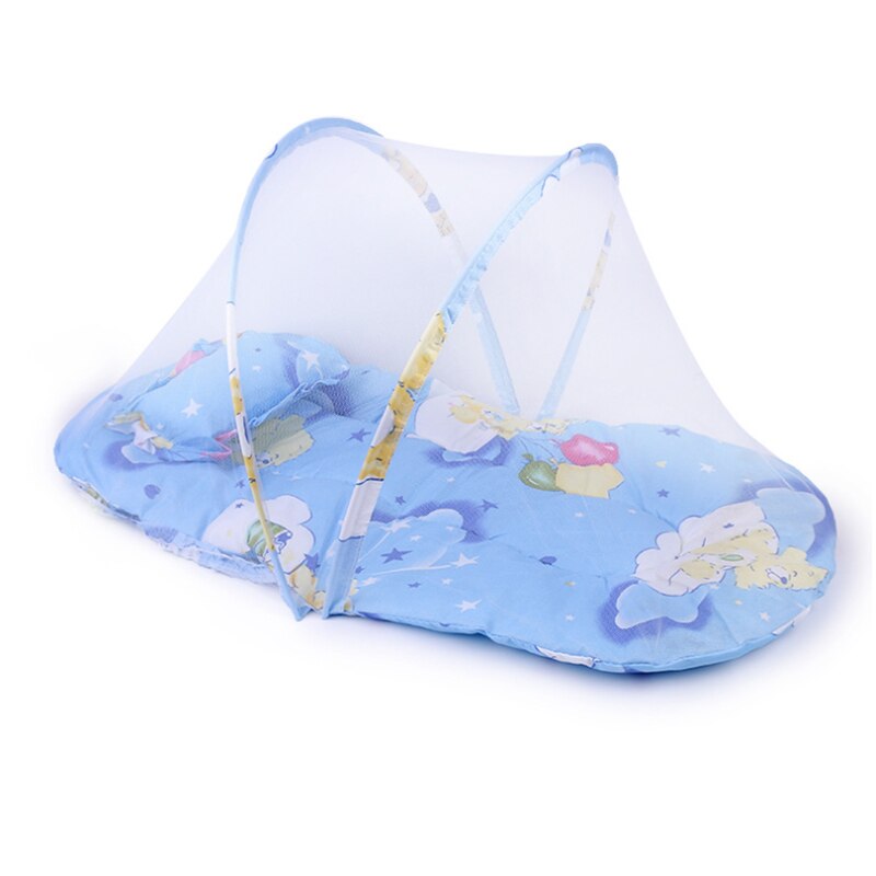 Filet de protection pour lit de bébé | Moustiquaire Portable pliable pour lit de bébé, matelas pliable pour tente de lit de bébé, dessin animé