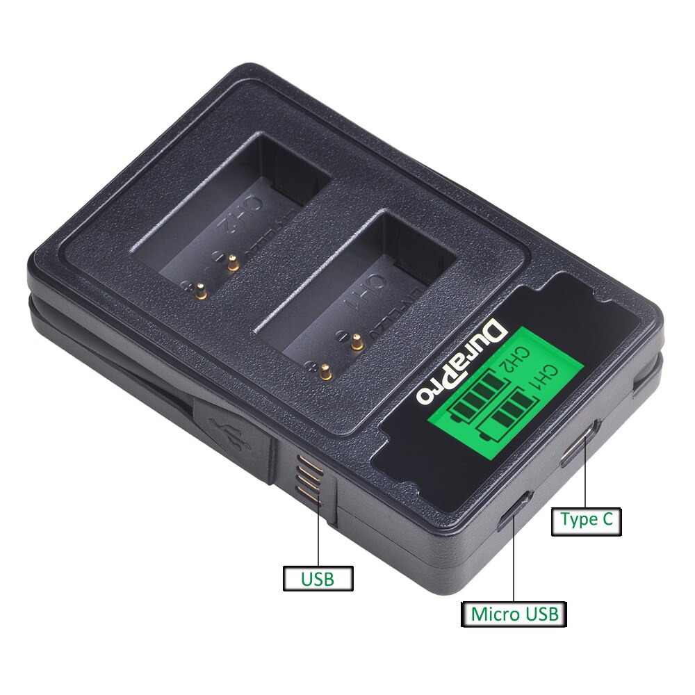 No -el20 en-el20a batteri + lcd dobbel lader for nikon coolpix  p1000, 1 j1, 1 j2, 1 j3, 1 s1, 1 v3,  coolpix a, coolpix  a 1