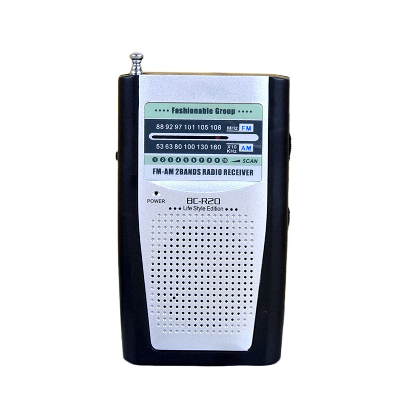 Portable Radio Mini AM FM Telescopic Antenna Radio Pocket World Receiver Multifunctional Mini Radio