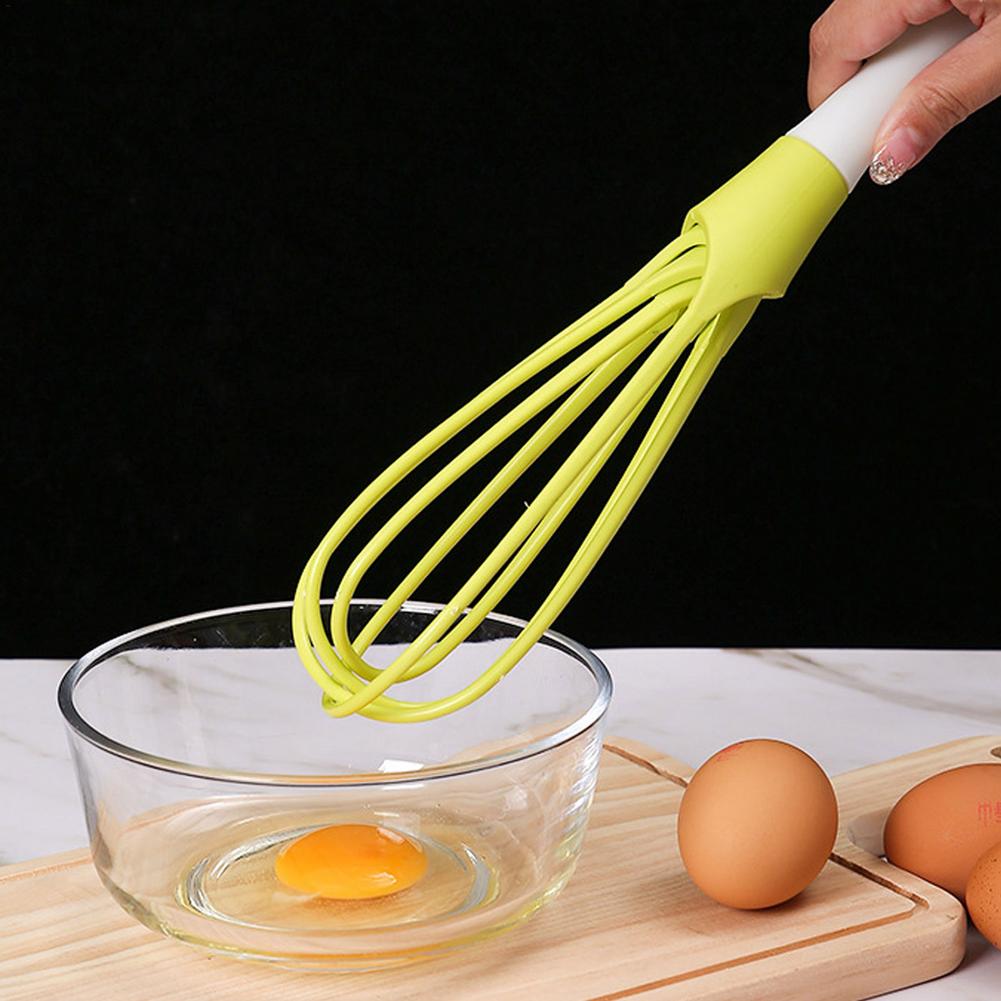 Egg Beater Egg Tools Multifunctional Rotary Manual Egg Beater Mixer Mini Plastic Kitchen Whisk Bake Kitchen Tool Silicone Eco