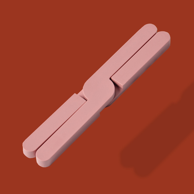 1/2 stk. sammenleggbar silikon varmebestandig bordmatte sklisikker bordmatte multifunksjonell gryteklut tallerkenunderlag kjøkken spisestue: Rød