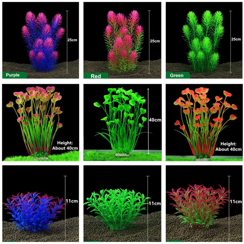Kunstmatige aquariumplant decoratie aquarium landschapsarchitectuur watergras ornamenten lotusbloem aquatische decoratie aquarium achtergrond
