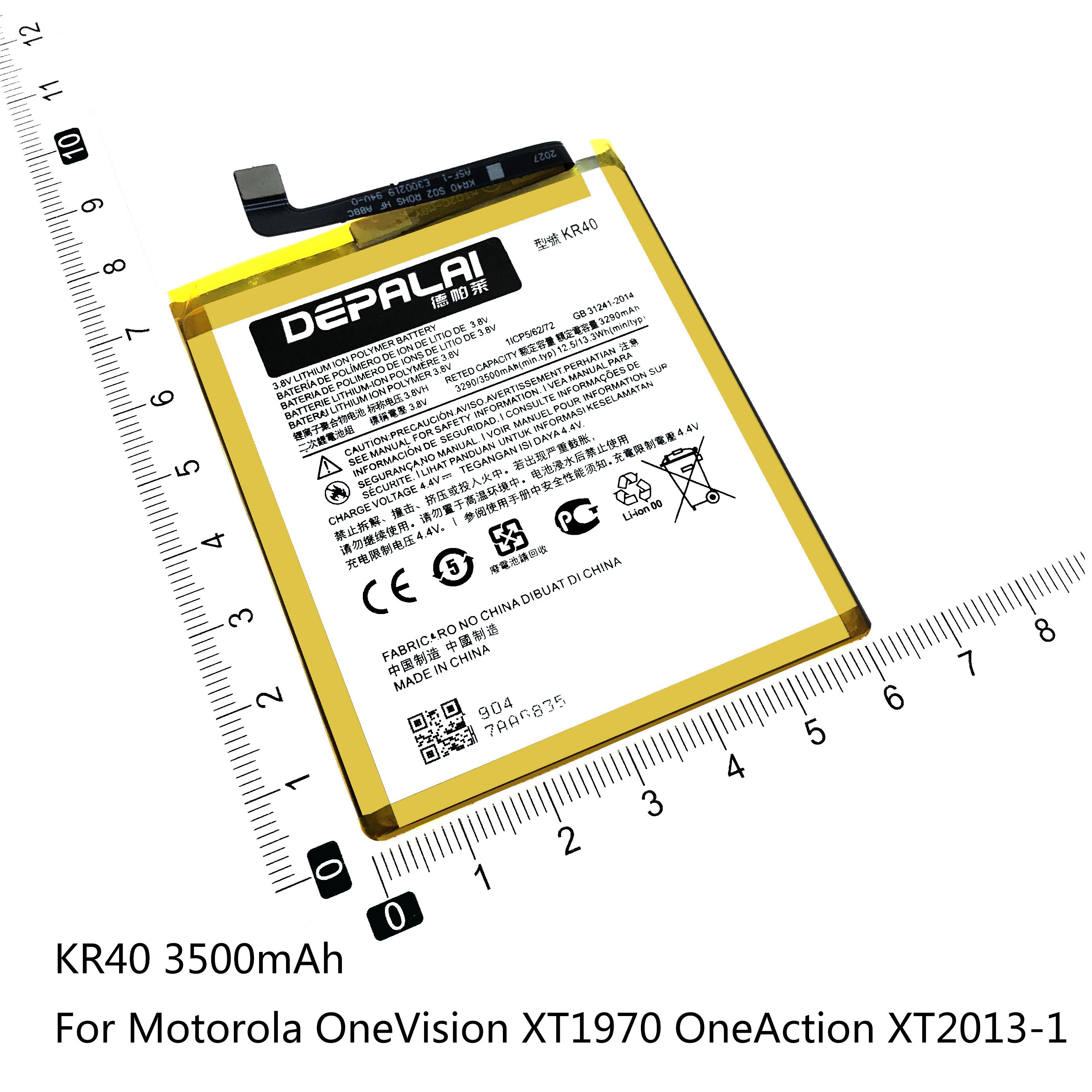KD40 KG40 KR40 KS40 KZ40 4000mAh para Motorol Moto KD40 G8 además una acción XT2013 visión XT1970 del teléfono móvil de la batería de polímero Li-polímero