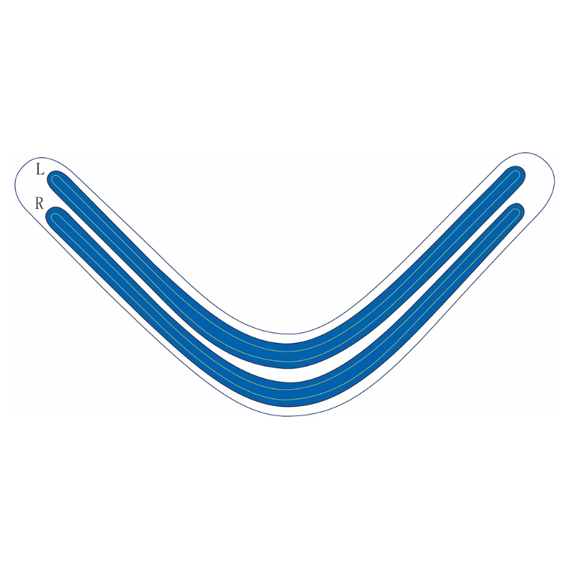 For PS5 Console Rainbow Gradient Sticker Self Adhesive Decals LED Lightbar For CD-ROM Digital Version Game Accessories: Blue