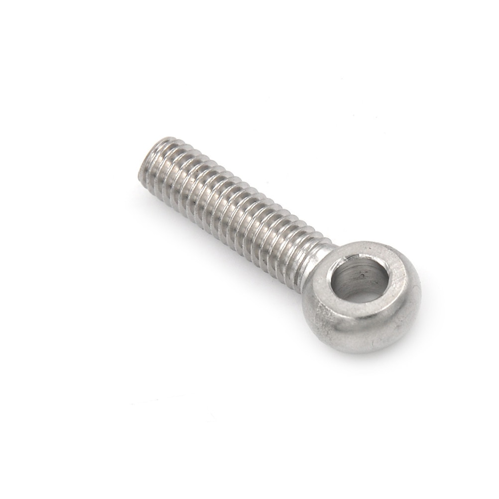 304 Steel Eye Bolt Screw O Ring Head Axle Pin Split Pin Shaft Pin Dowel Bolt Machinery Shoulder Lifting Bolt M6*25mm