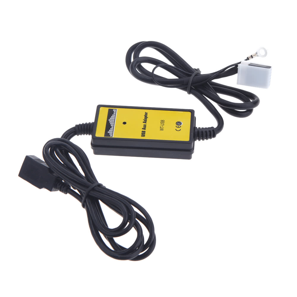 Adaptador USB Aux-in para coche interfaz de Radio de reproductor MP3 para adaptador de escarabajo cargador de coche