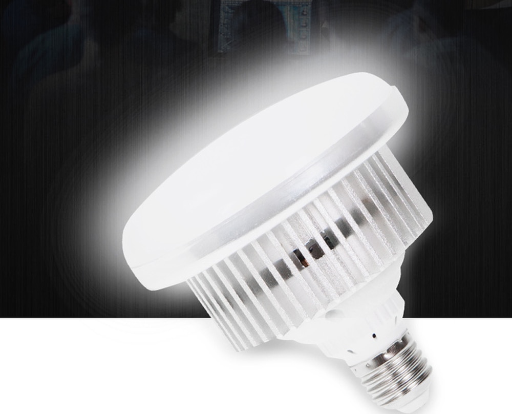 65W/85W/125W 5500K 220-240V LED Photo Lighting Studio Video Daylight Lamp E27 Bulb for Photographic Studio Softbox Strobe Light