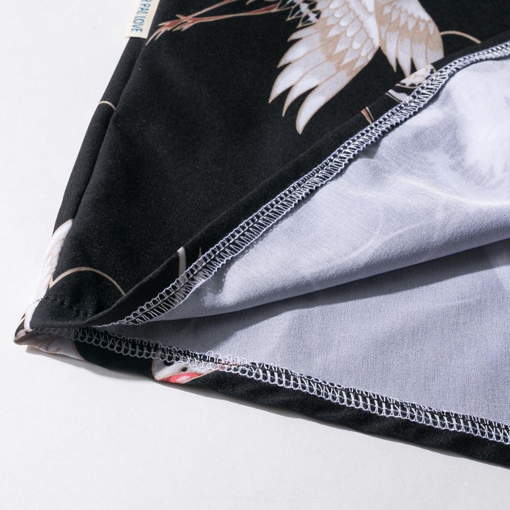 Camisa de verano de manga corta con estampado de botones Hawaianos para hombre, cuello levantado, ropa de playa, camisetas de para hombre, camisas de talla grande de secado rápido