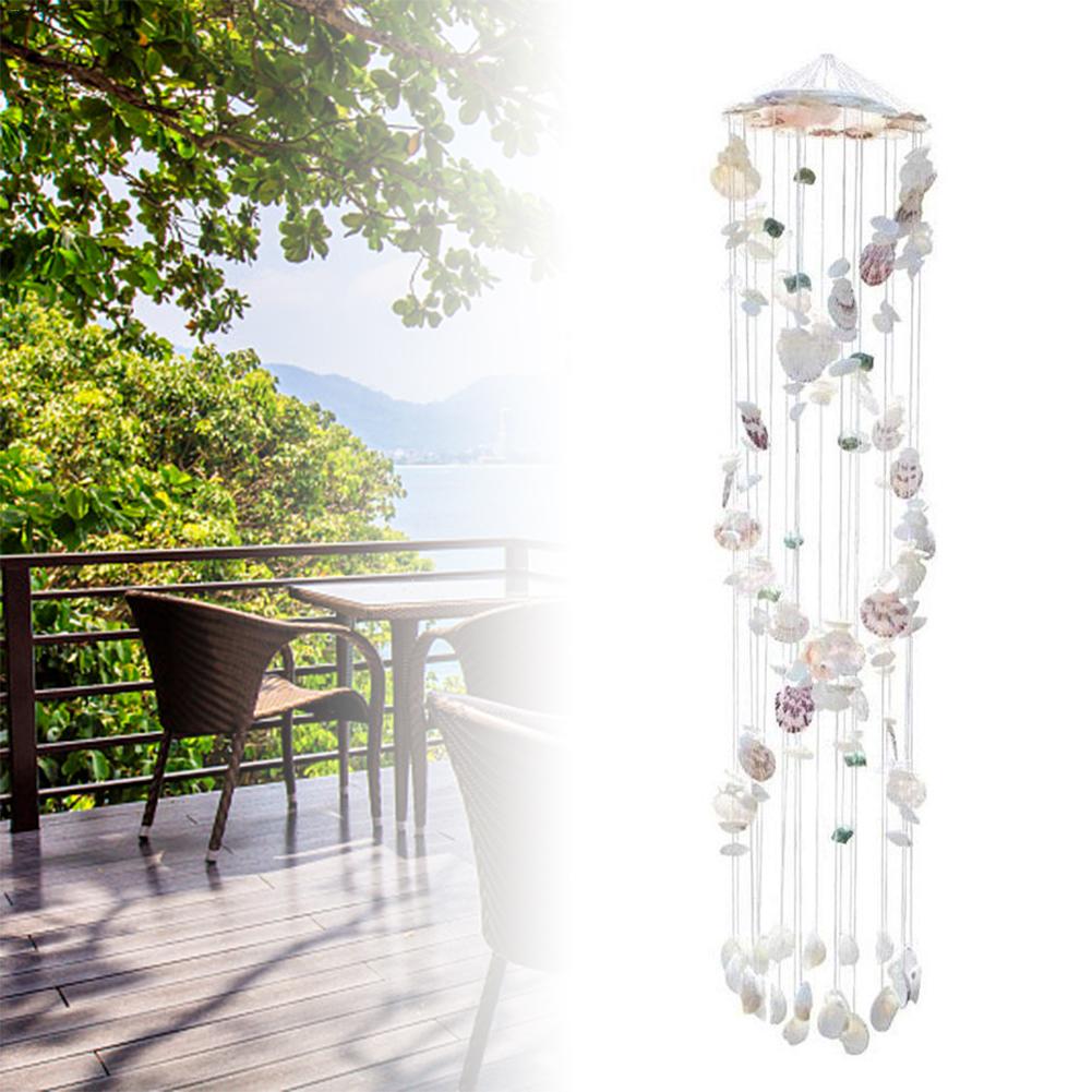 Natural Shell Wind Chimes Hanging Beautiful Shell Wind Chimes Wind Chimes Clock Crafts Jewelry Wedding Souvenir