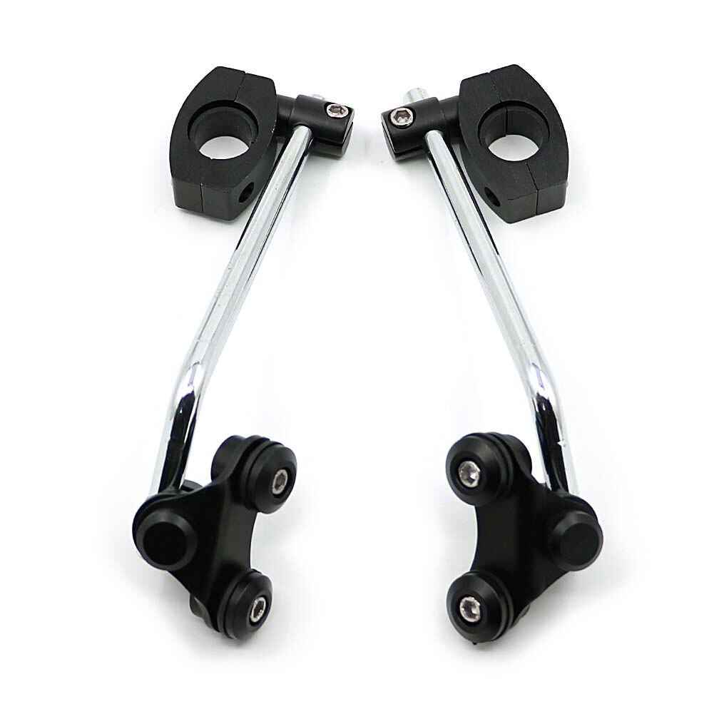 Universal Motorcycle Windshield/Windscreen Bracket 7/8" 22mm - 25mm Standard Handlebar Windshield Mounts Clamps For Street Bikes: Default Title