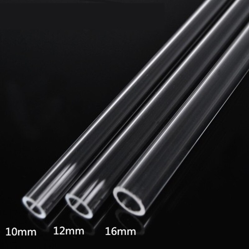 OD 8mm 10mm 12mm 14mm 16mm 18mm 20mm Transparant Acryl Buis PMMA Organische glazen buis Voor Water Cooling Harde Buis 40cm 4.8