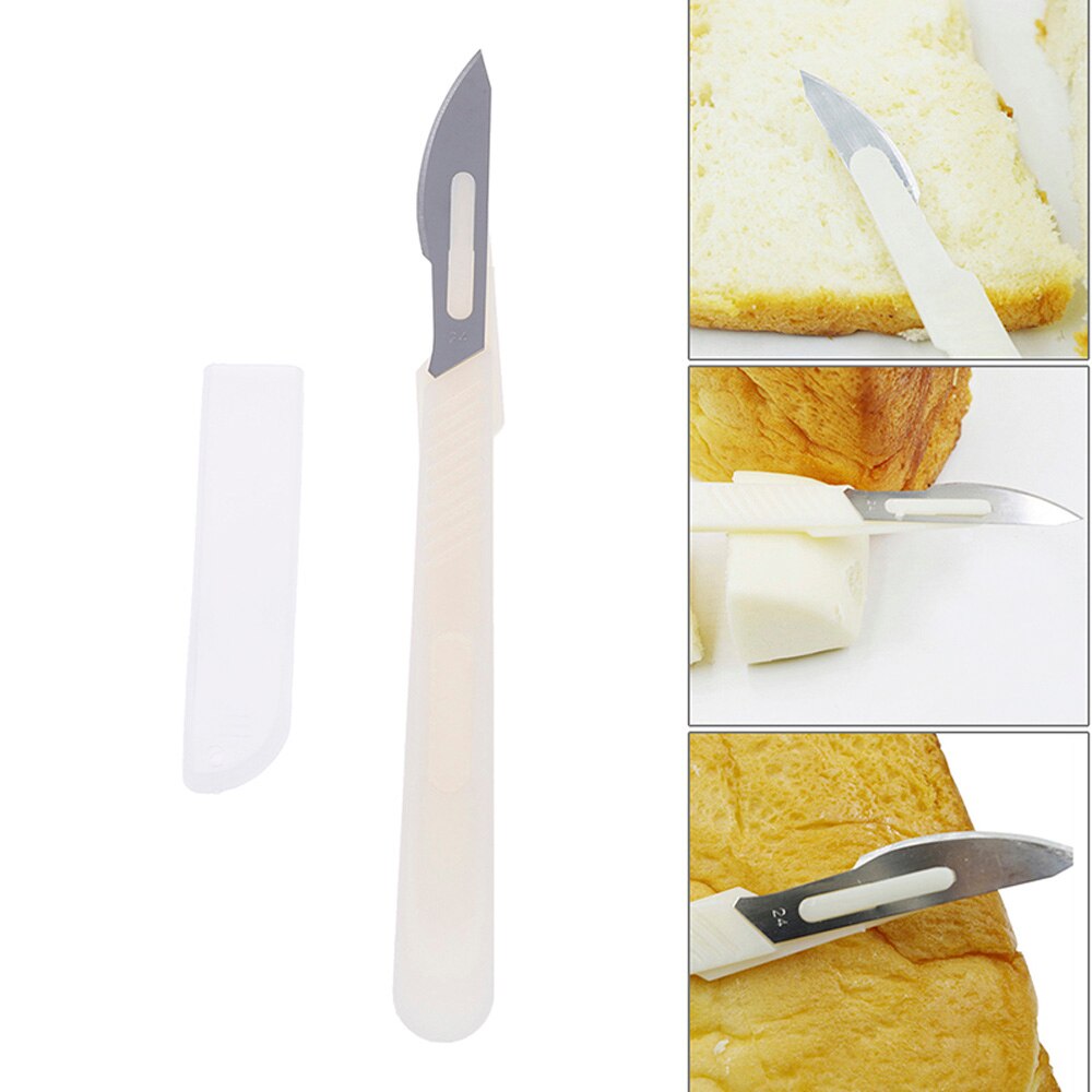 6Style Cheese Knife Set Steel Stainless Cheese Cutleries Super Cute Cheese Knife and Fork Cake Slicer Dessert Fork Kitchen Tools: 1pcs Bread Knife