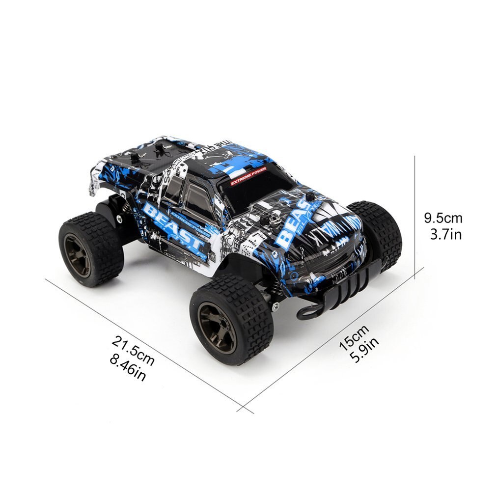 LR-C004 1/18 Rc Auto 4WD Klimmen Auto Dubbele Motoren Rijden Bigfoot Auto Afstandsbediening Model Off-Road Voertuig Speelgoed